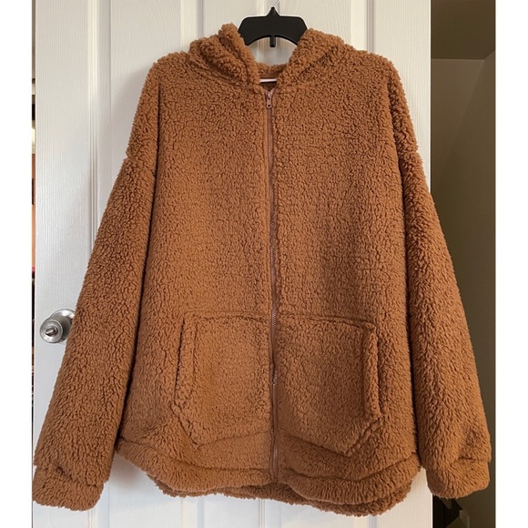 Juniors' SO Full Zip Sherpa Jacket - Picture 2 of 14